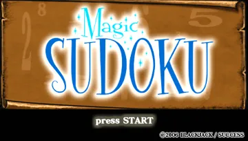 Magic Sudoku (EU) screen shot title